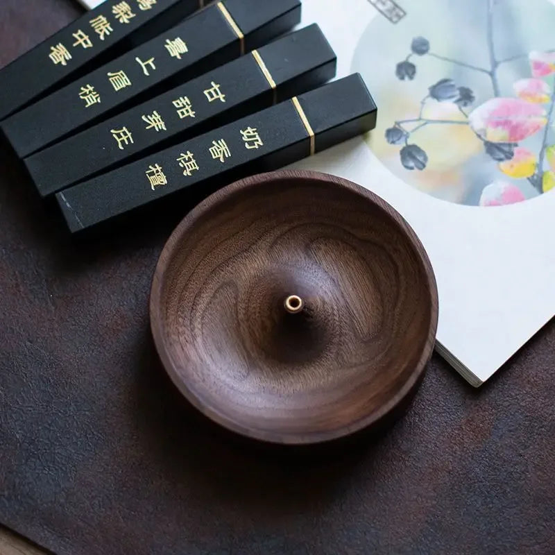 North American Black Walnut Incense Burner
