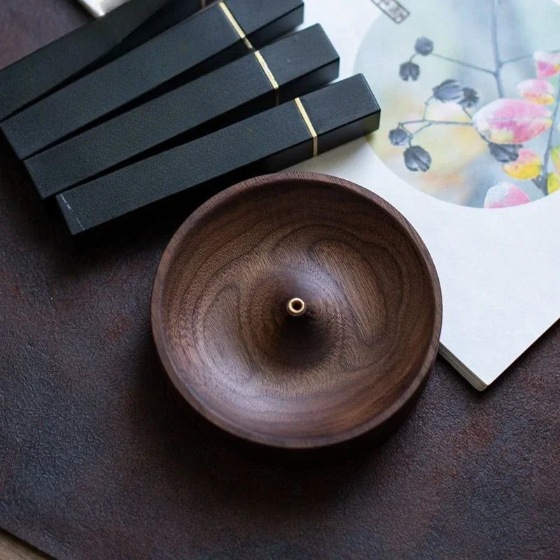 North American Black Walnut Incense Burner