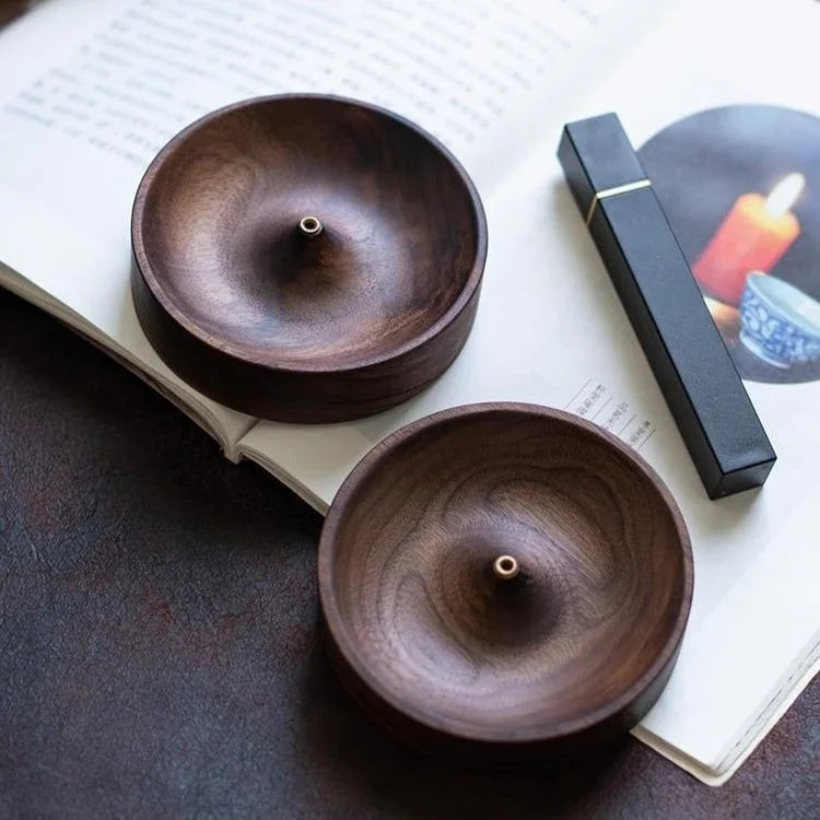 North American Black Walnut Incense Burner